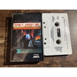 Elton John Don't Shoot Me I'm Only the Piano Player Cassette Vintage Rock